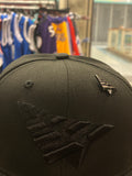 OLD SCHOOL CROWN SNAP BACK BLACK OUT